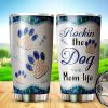 Rocking the Dog Mom Life Tumbler 20oz