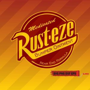 Rust-Eze Svg Png Dxf Eps, Lighting Svg, McQueen Svg, Disneyland