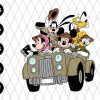 Safari Fab 5 Mickey Minnie Goofy Donald Pluto Design Svg Png