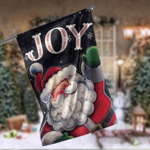 Santa Joy Garden Flag – 12×18 Garden Flag