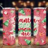 Santa Stop Judging Me Tumbler PNG, 20oz Skinny Tumbler PNG
