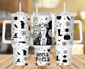 Scary Movie Witches 40 Oz 2 Piece Tumbler Wrap