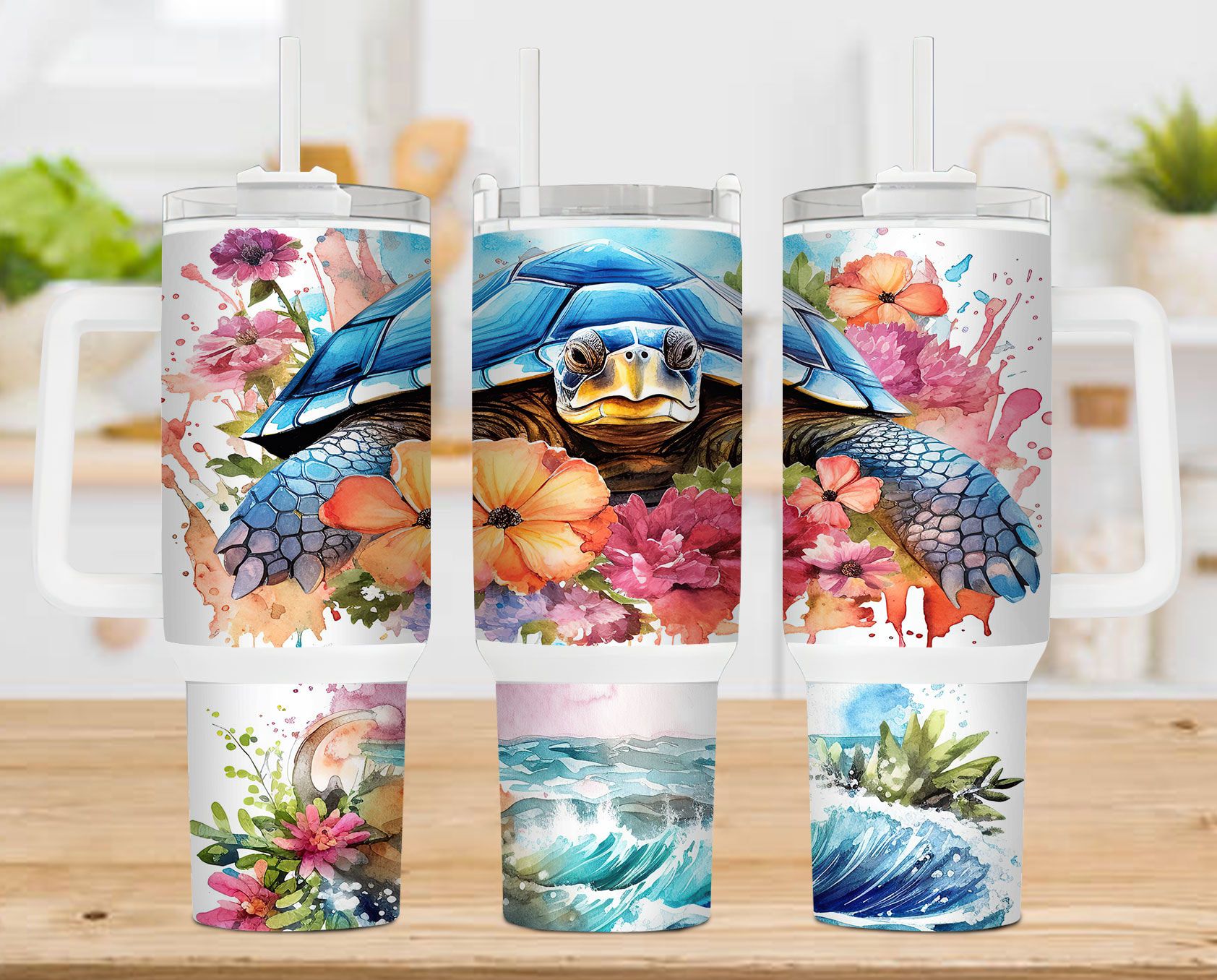 Sea Turtle 40 Oz 2 Piece Tumbler Wrap Sea Turtle 40 Oz 2 Piece Tumbler Wrap