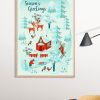 Season’s Greetings Poster Print, Digital Poster Wall Art