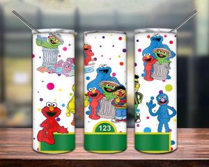 Sesame Street Scene Tumbler Png