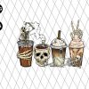 Skeleton Coffee Cups Png