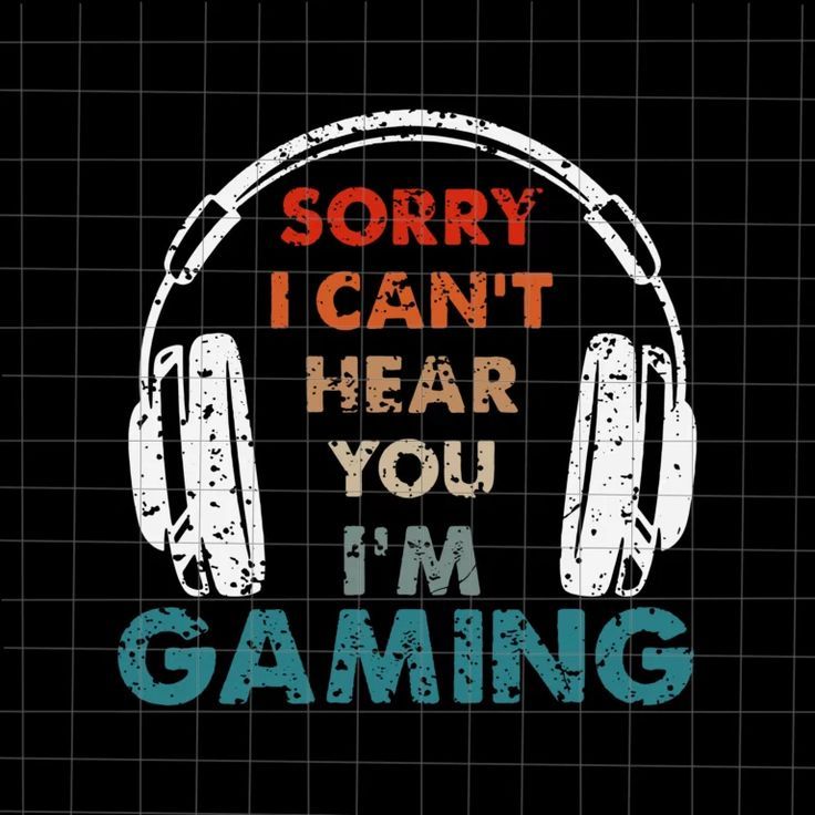 Sorry I Can’t Hear You I’m Gaming Svg, Funny Gaming Quote Svg Sorry I Can’t Hear You I’m Gaming Svg, Funny Gaming Quote Svg
