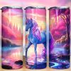 Sparkly Prettty Unicorn Tumbler Png