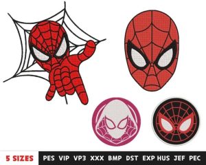 Spiderman Machine Embroidery Designs