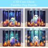 Spooky Season Cute Ghost Tumbler Png