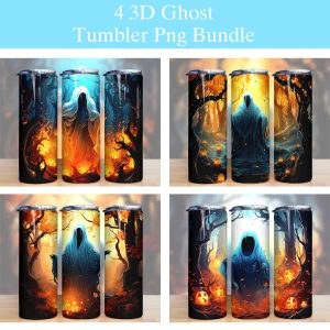 Spooky Season Ghost Tumbler Png