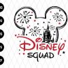 Squad Family Mickey Vacation Svg File