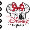 Squad Family Minnie Vacation Svg File