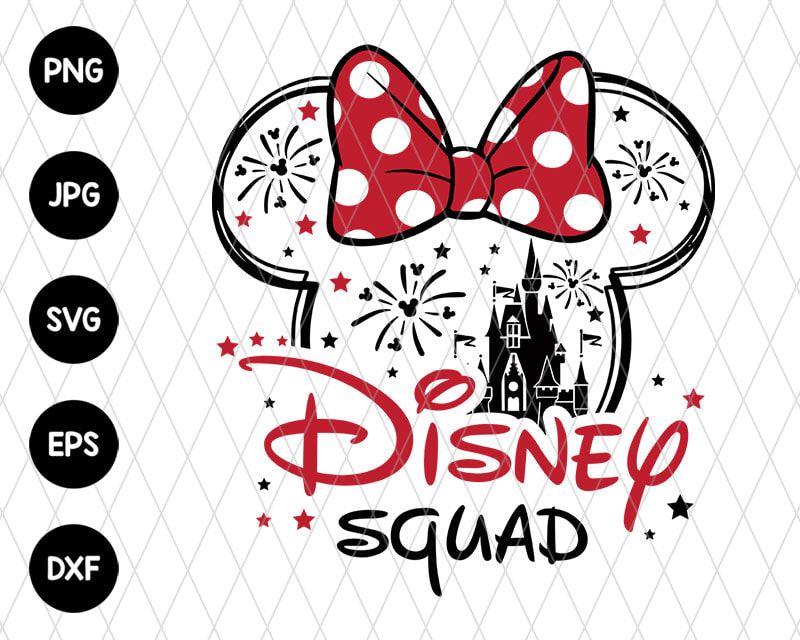 Squad Family Minnie Vacation Svg File Squad Family Minnie Vacation Svg File