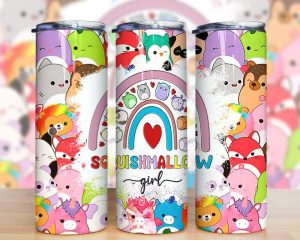 Squishmallow Girl Tumbler Png