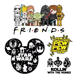 Star Wars 2 – Cricut File – Svg, Png, Dxf, Eps