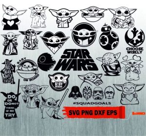 Star Wars SVG, Baby Yoda SVG