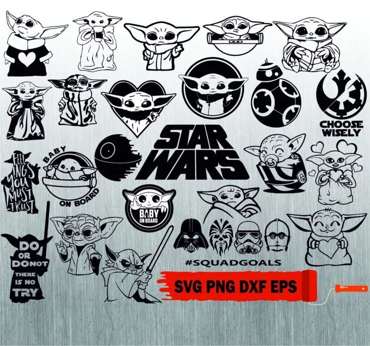 Star Wars SVG, Baby Yoda SVG Star Wars SVG, Baby Yoda SVG