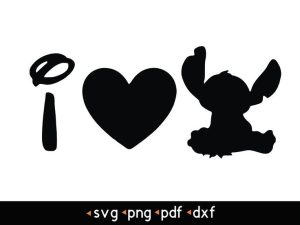 Stitch- #21 (transparent background) svg, png, pdf, dxf