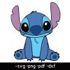 Stitch- #4 svg, png, pdf, dxf