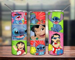 Stitch And Lilo Tumbler Png