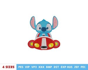 Stitch Cute Cartoon Embroidery Design