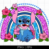 Stitch Rainbow Png