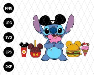 Stitch Snack Svg File