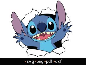 Stitch svg, png, pdf, dxf