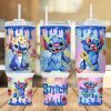 Stitch Tropical Glitter 40 Oz 2 Piece Tumbler Wrap