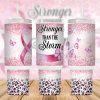 Stronger Than The Storm 40 Oz 2 Piece Tumbler Wrap