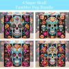 Sugar Skull Mandala Tumbler Png 2