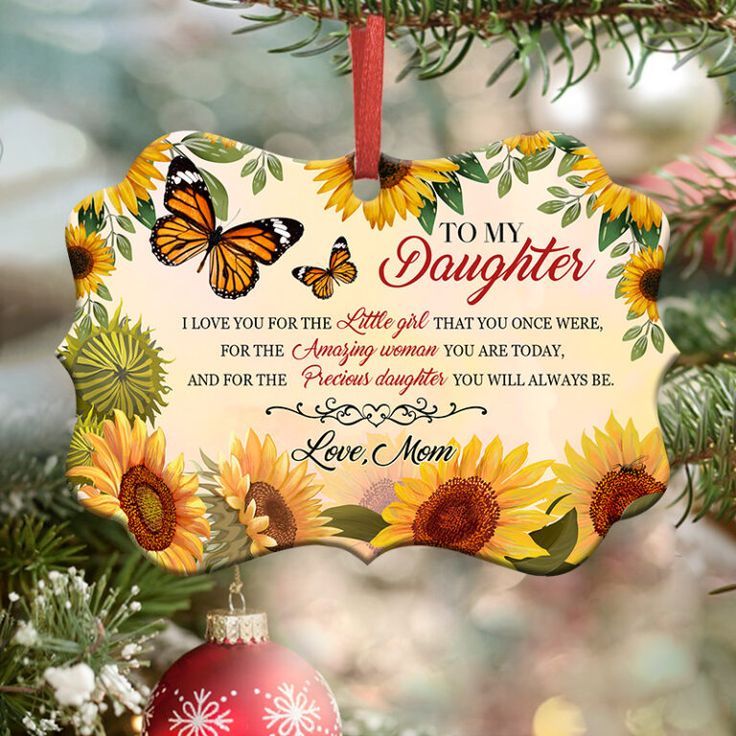 Sunflower To My Daughter Ornament PNG, Benelux Christmas Ornament Sunflower To My Daughter Ornament PNG, Benelux Christmas Ornament