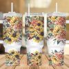 Sunflowers 40 Oz 2 Piece Tumbler Wrap