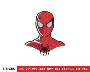 Super Hero Spiderman Embroidery Design