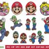 Super Mario Embroidery Designs