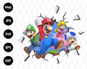 Super Mario Svg File