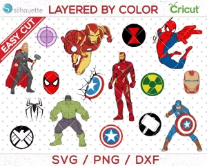 Superhero Svg Avengers Svg