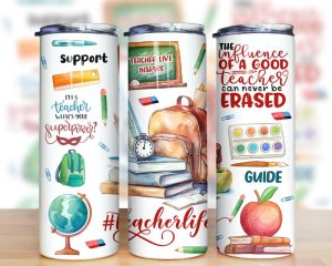 Teacher Life Tumbler Png 4