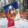 Texas Christmas Cowboy Santa Garden Flag – 12×18 Garden Flag