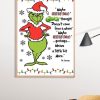 The Grinch Christmas Poster Print, Digital Poster Wall Art