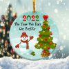 The Year We Ran on Empty Ornament Png, Round Christmas Ornament
