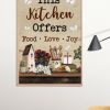 This Kitchen Offers Food Love Joy Poster Print