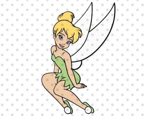 Tinkerbell Svg &a Png ClipArt Files, Digital Download, Cricut Cutting File