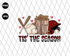 Tis The Season Baseball Png