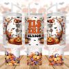 Tis The Season Halloween Skeleton Pumpkin 40 Oz 2 Piece Tumbler Wrap