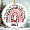 To Teach is to Touch a Life Forever Ornament Png