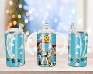Toy Story Sippy Cup Sublimation Design