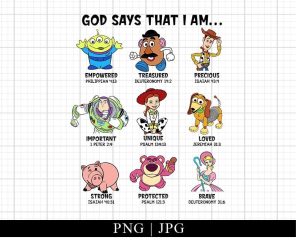 Toys Story God Says I Am Png