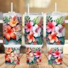 Tropical Floral 40 Oz 2 Piece Tumbler Wrap